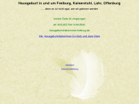 hausgeburt-freiburg.de Webseite Vorschau