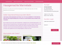 hausgemachte-marmelade.de Webseite Vorschau