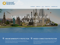 travelwaiver.com Webseite Vorschau