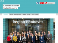 cdu-fraktion-region.de Webseite Vorschau