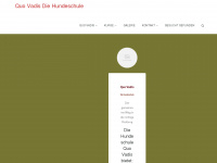 hundeschule-quo-vadis.de Webseite Vorschau
