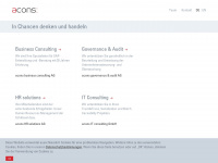 acons.ch Webseite Vorschau