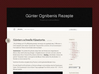 guentersrezepte.wordpress.com Webseite Vorschau