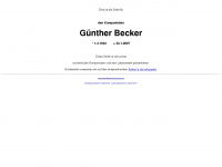 guenther-becker.de Webseite Vorschau