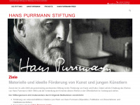 hans-purrmann-stiftung.de Webseite Vorschau