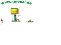 guenzi.de Webseite Vorschau