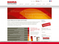 hansa-heiztechnik.de Webseite Vorschau