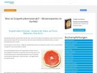 grapefruitkern-extrakt.com Webseite Vorschau