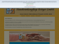 hauskrankenpflege-krueger.de Webseite Vorschau