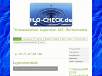 h20-check.de Webseite Vorschau