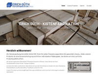 gueth-kistenfabrikation.de Webseite Vorschau