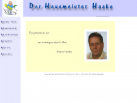 hausmeister-haake.de Webseite Vorschau