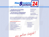 hausmeister-system.de Webseite Vorschau