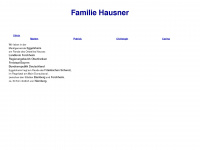 hausner-web.de Webseite Vorschau