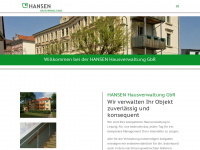 hansen-hv.de Webseite Vorschau