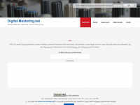 digital-mastering.net Webseite Vorschau