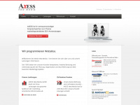 axess.de Webseite Vorschau