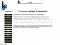 kaeppel-soft.de Webseite Vorschau