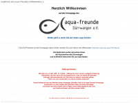 aqua-freunde.de Webseite Vorschau