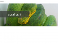 corallus.li Webseite Vorschau