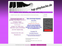 top-playbacks.de Webseite Vorschau