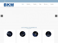 bkm-anlagenbau.de Webseite Vorschau