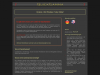quickgamma.de Webseite Vorschau
