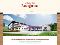 baumgartner-gasthof.de Webseite Vorschau