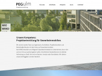 peg-ulm.de Webseite Vorschau