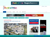 worldofprint.de Webseite Vorschau