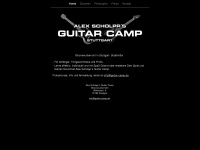 guitar-camp.de Webseite Vorschau