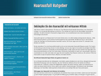 haarausfall-ratgeber.com Webseite Vorschau