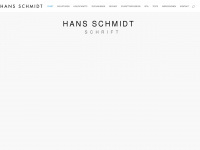 hansschmidt.de Webseite Vorschau