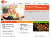 guitarschool1.de Webseite Vorschau