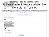 haustechnik-krause.de Webseite Vorschau