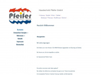 haustechnik-pfeifer.de Webseite Vorschau