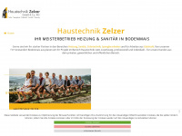 haustechnik-zelzer.de Webseite Vorschau