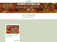 gummiarabicum.de Webseite Vorschau