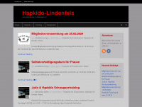 hapkido-lindenfels.de Webseite Vorschau