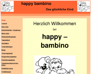 happy-bambino.de Webseite Vorschau