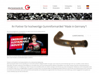 gummiwerke.com Webseite Vorschau