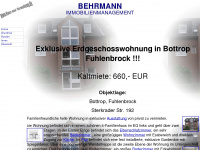 hausverwaltung-behrmann.de Webseite Vorschau