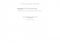 happy-pet.de Webseite Vorschau