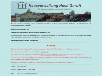 hausverwaltung-hoell.de Webseite Vorschau