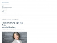 hausverwaltung-humburg.de Webseite Vorschau