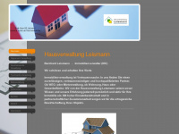 hausverwaltung-leismann.de Webseite Vorschau