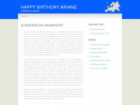 happybirthday-ariane.eu Webseite Vorschau