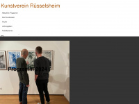 kunstvereinruesselsheim.de Webseite Vorschau