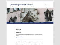 unigesellschaft-erfurt.de Webseite Vorschau
