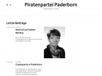 piratenpartei-paderborn.de Webseite Vorschau